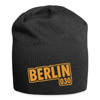 Berlin - 030 - Capitale - Allemagne - Indicatif régional - Bonnet en jersey - noir - Devant