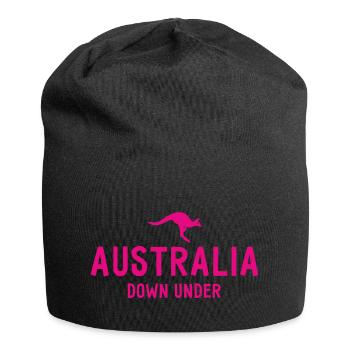 Australie - Australie - Australie - Kangourou - Bonnet en jersey - noir - Devant