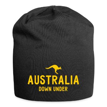 Australie - Australie - Australie - Kangourou - Bonnet en jersey - noir - Devant