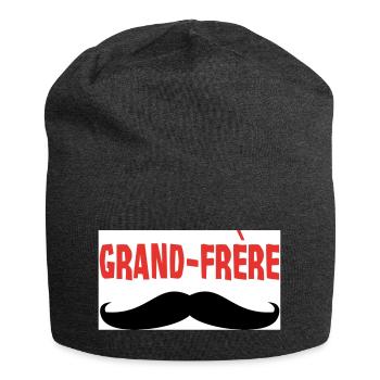 Grand Frère - Bonnet en jersey - charbon - Devant