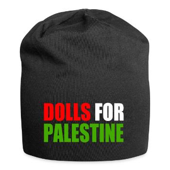 dolls for palestine - Jersey Beanie - black - Front