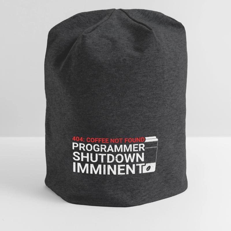 Programmers generate code from coffee Jersey Beanie