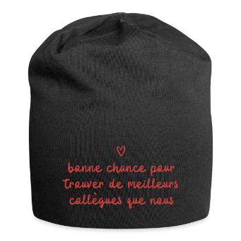 Man Humor Co-worker Departure Gift - Jersey Beanie - black - Front