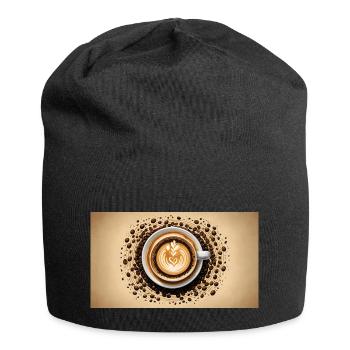 A Coffee Bean Latte from The Coffee Bean - Jersey Beanie - black - Front