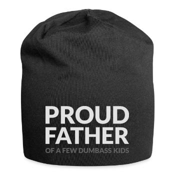 PROUD FATHER OF A FEW DUMBASS KIDS - STOLZER VATER - Jersey-Beanie - Schwarz - Vorne