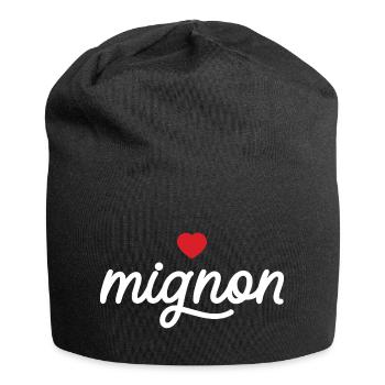 Le mignon - Bonnet en jersey - noir - Devant