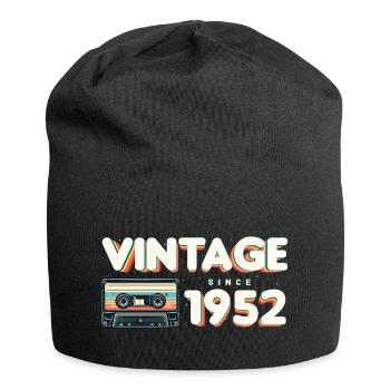 Classique et vintage 1952 Musique nostalgique amusante - Bonnet en jersey - noir - Devant