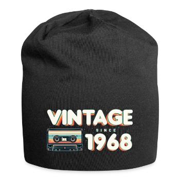 Classique & Vintage 1968 Musique Nostalgique Drôle - Bonnet en jersey - noir - Devant