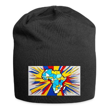 Colour of Africa - Jersey Beanie - black - Front