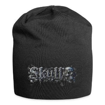 Skull Têtes de Mort Gothiques - Bonnet en jersey - noir - Devant