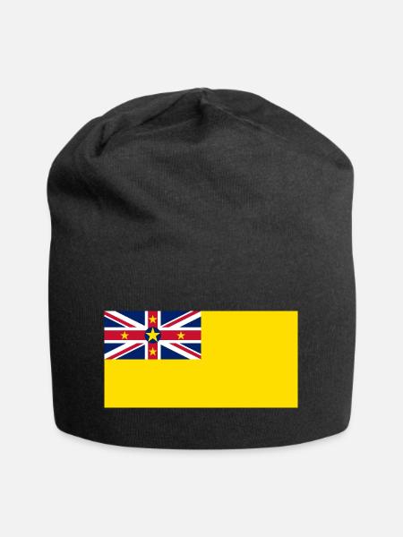Niue - Jersey-Beanie - Schwarz