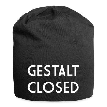 GESTALT CLOSED - Jersey Beanie - black - Front