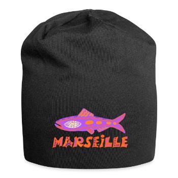 Sardine Marseillaise - Jersey Beanie - black - Front