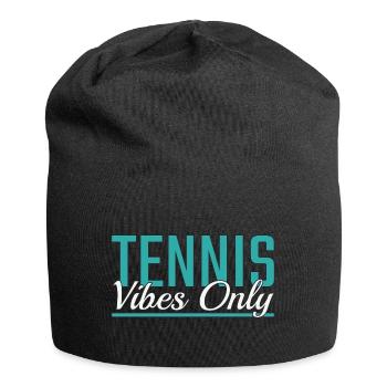 Tennis vibes only - Jersey Beanie - black - Front