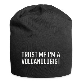 Volcanologist Trust me Volcanology - Jersey-Beanie - Schwarz - Vorne