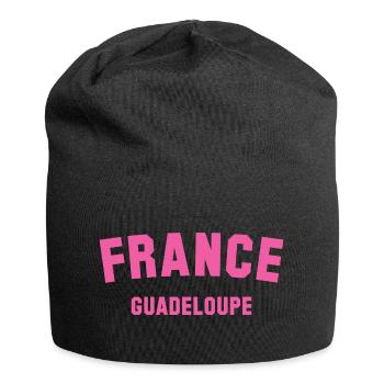 Guadeloupe France - Jersey-Beanie - Schwarz - Vorne