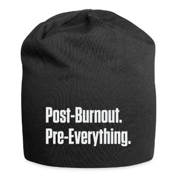 Post-Burnout Pre-Everything - Jersey Beanie - black - Front