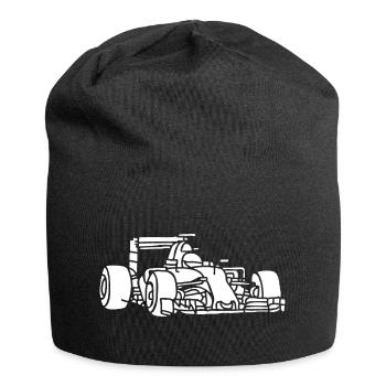 Formelautos Rennen Geschenke-Fahrer Team Kinder Er - Jersey-Beanie - Schwarz - Vorne