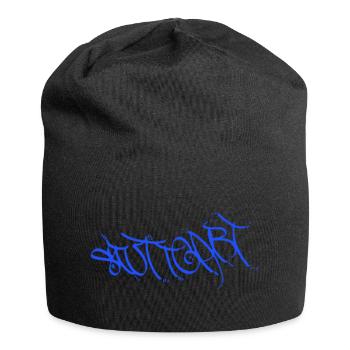 Stuttgart Graffiti Style T-Shirt - Jersey-Beanie - Schwarz - Vorne