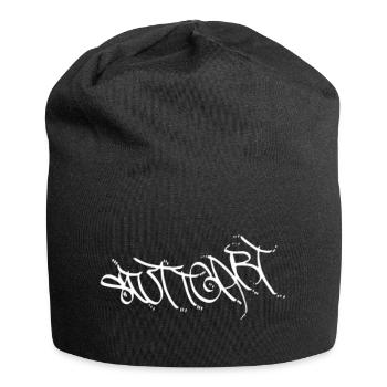 Style de graffiti urbain à Stuttgart - Bonnet en jersey - noir - Devant