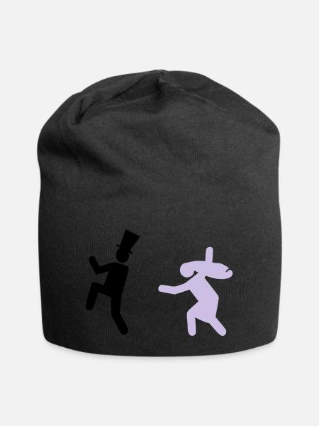 Running Groom - Jersey Beanie - black