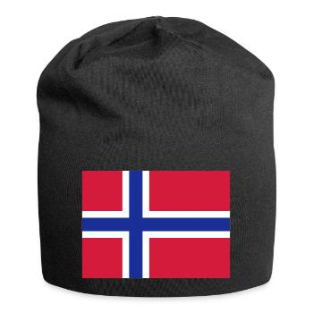 norway flag - Bonnet en jersey - noir - Devant