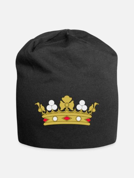Crown - Jersey Beanie - black