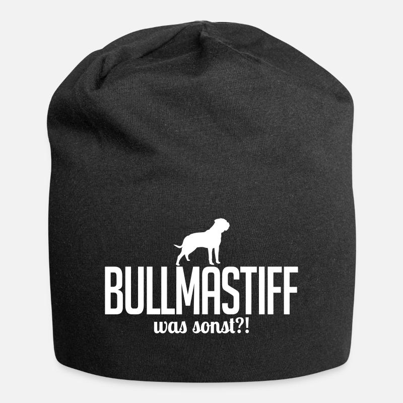 BULLMASTIFF was sonst - Jersey-Beanie - Schwarz