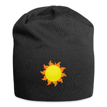 Le soleil - Bonnet en jersey - noir - Devant