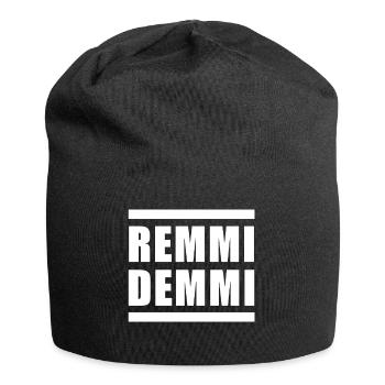 Remmi Demmi noir et blanc - Bonnet en jersey - noir - Devant