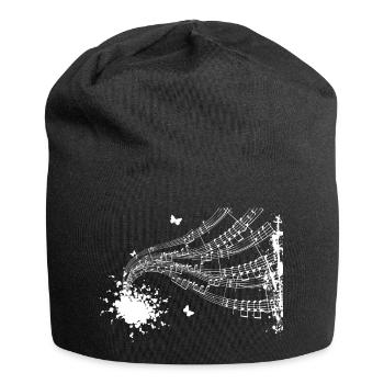 Floating Score Symphony - Jersey Beanie - black - Front