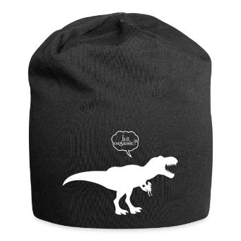 Dinosaurier Dino Dinosaur - Jersey Beanie - black - Front