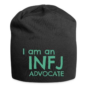 16 Personnalités - INFJ Advocate - Bonnet en jersey - noir - Devant