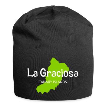 La Graciosa CANARY ISLANDS Kanarische Inseln - Jersey Beanie - black - Front
