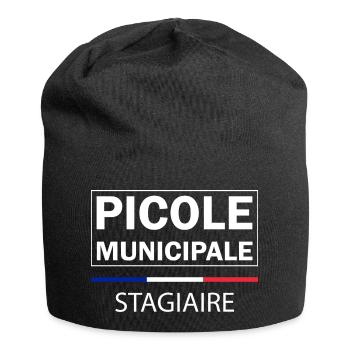 Picole Municipale - Stagiaire - Bonnet en jersey - noir - Devant