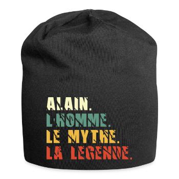 Alain l homme le mythe la légende - Bonnet en jersey - noir - Devant