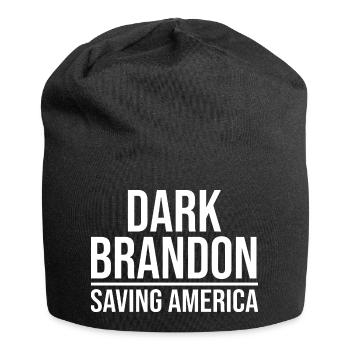 Dark Brandon Saving america Joe Biden - Jersey-Beanie - Schwarz - Vorne