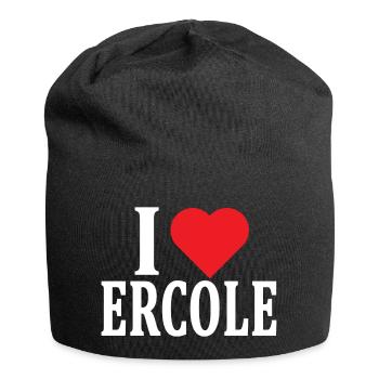 T-Shirt Ich liebe Ercole T-Shirt Geschenkidee - Jersey-Beanie - Schwarz - Vorne