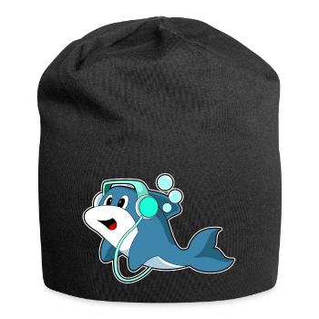 Musique casque Delfin - Bonnet en jersey - noir - Devant