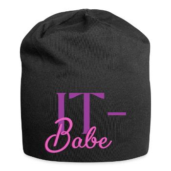 IT-Babe - Jersey Beanie - black - Front