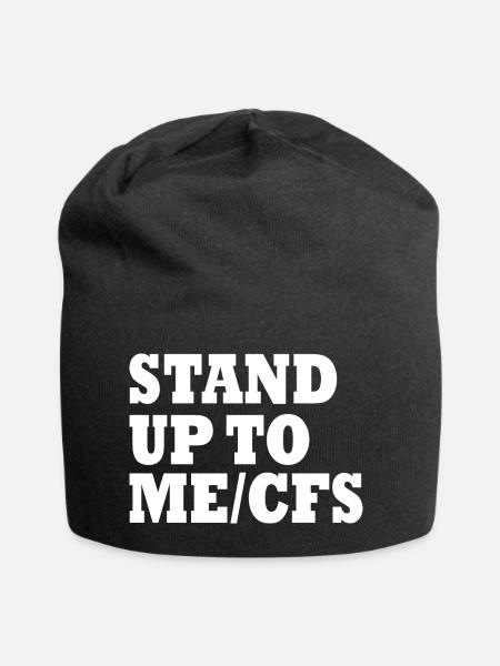 Me/cfs - Stand up to mecfs - Jersey-Beanie - Schwarz