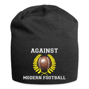 Against modern Football - gegen modernen Fussball - Jersey Beanie - black - Front
