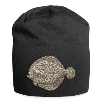 Meerestiere - Jersey-Beanie - Schwarz - Vorne