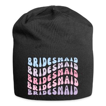 Pastel Bridesmaid - Jersey Beanie - black - Front
