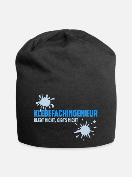 Klebefachingenieur - Prozessingenieur - Kleber - Jersey-Beanie - Schwarz