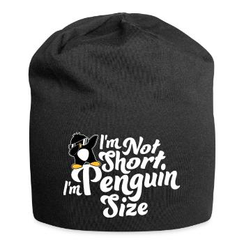 Je ne suis pas court, je suis pingouin taille dabbing dab dance - Bonnet en jersey - noir - Devant