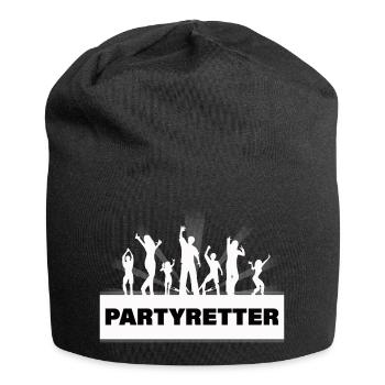 SAUVEURS DE FÊTE - Bonnet en jersey - noir - Devant