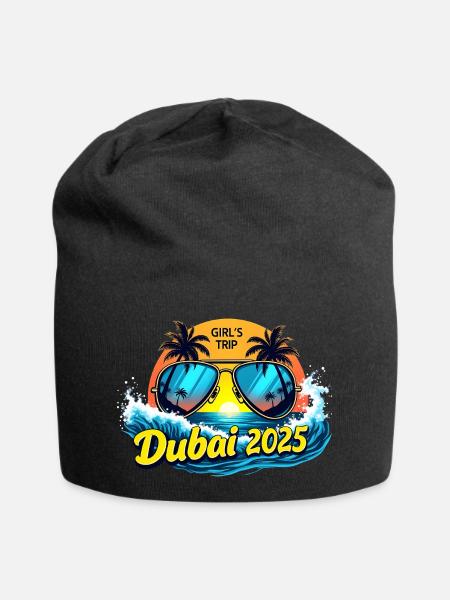 Trip Dubai 2025 T-Shirts für Damen - Jersey-Beanie - Schwarz