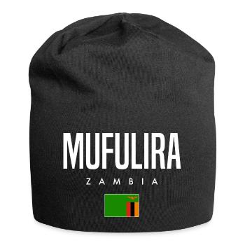 Mufulira Sambia - Jersey-Beanie - Schwarz - Vorne