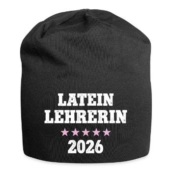 Latin Teacher 2026 Occupation Study Latin Teacher Training - Jersey Beanie - black - Front
